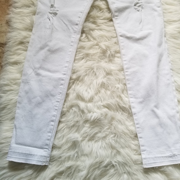 High Rise Ludlow Skinny Button Fly Distressed Jean - Picture 8 of 12